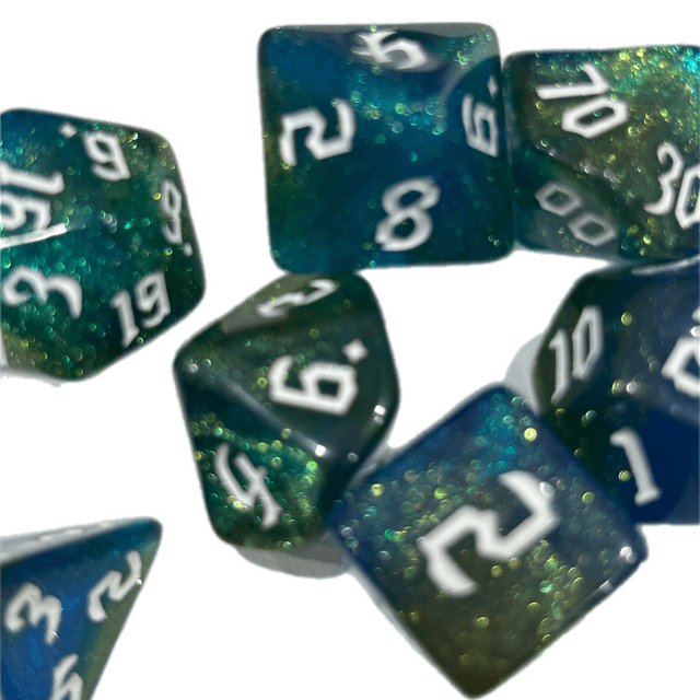 Dés -Set de 7 formes