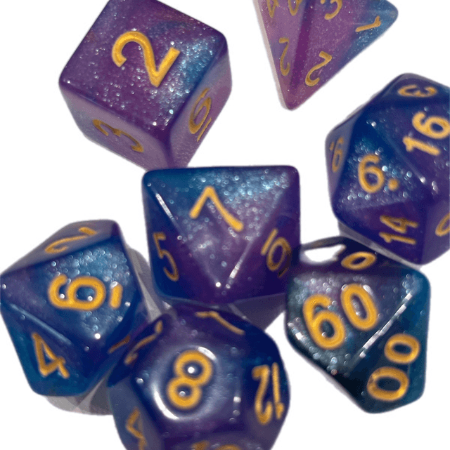 Dés -Set de 7 formes