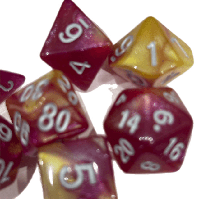 Dés -Set de 7 formes